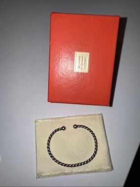 James Avery Twisted Open Cuff Bracelet - Silver